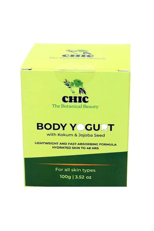 CHIC The Botanical Beauty Body Yogurt – Intense Hydration for Silky Smooth Skin,100g