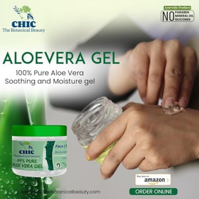 CHIC The Botanical Beauty Pure Face/Body Aloe Vera Moisturizing Gel (100gm)