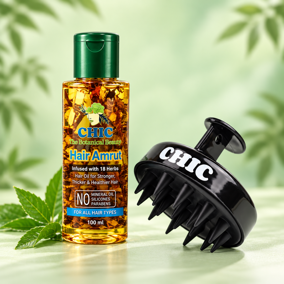 Herbal Hair Oil With Comb