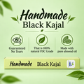 CHIC Handmade Black Kajal | Made with Pure Almond Oil | 100% Natural | FDC-Grade Ingredients