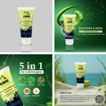 Aloe Vera And Neem Face And Body Scrub Pack Of 2