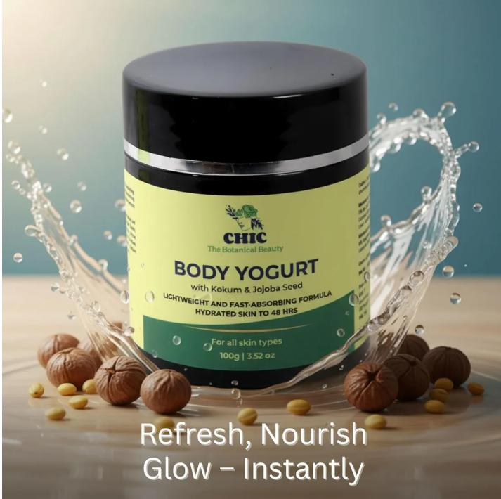 Body Yogurt Moisturizer With Kokum And Jojoba Seeds And Herbal Hair Oil With Comb