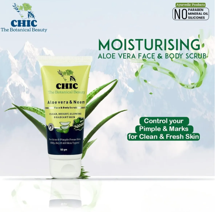 Pigmentation Repair Cream and Aloe Vera Neem Scrub Combo